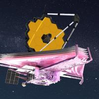 		Illustration of a telescope in space
	
