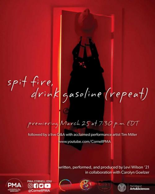 		Event poster for &quot;spit fire, drink gasoline&quot;
	