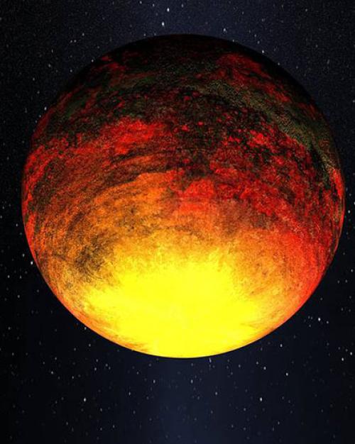 		 Artist&amp;#039;s rendering of Kepler 10b
	