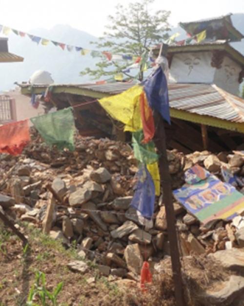 		Earthquake damage in Nepal
	