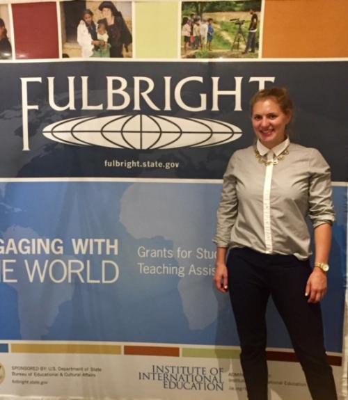 		 A&amp;amp;S student that won the Fulbright Award
	