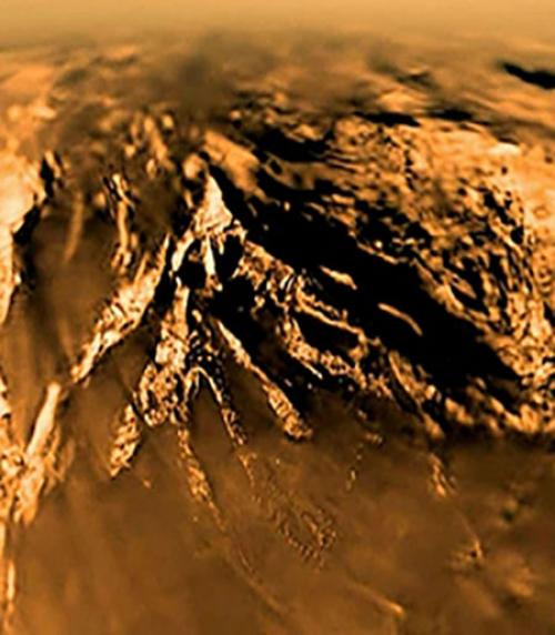 		 Image of Titan&amp;#039;s surface
	
