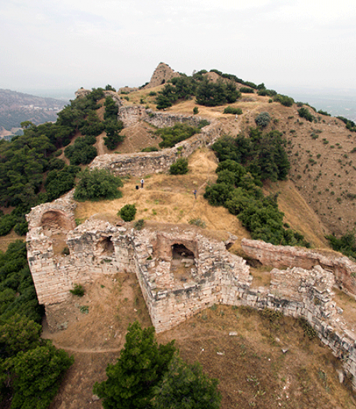  Segment of wall on the Sardis acropolis