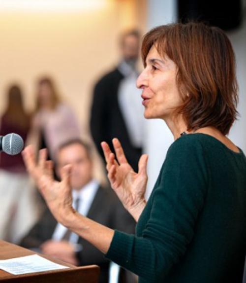  Oya Rieger, arXiv program director, emphasizes community support for the growth of the open-science repository.