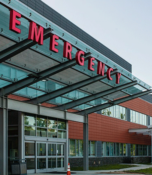 		 Hospital emergency entrance
	