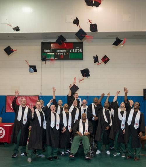 		 Prison education program graduates 16 at Five Points
	