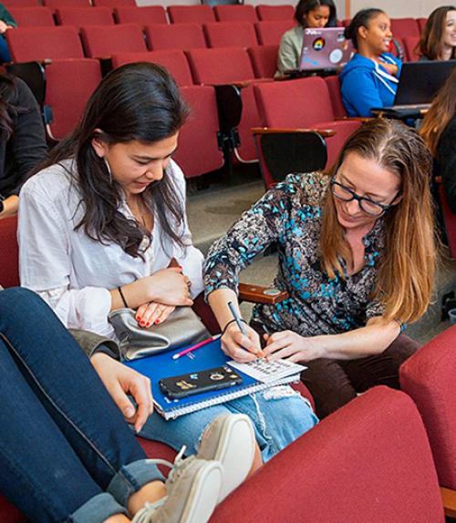  Students in an active learning class