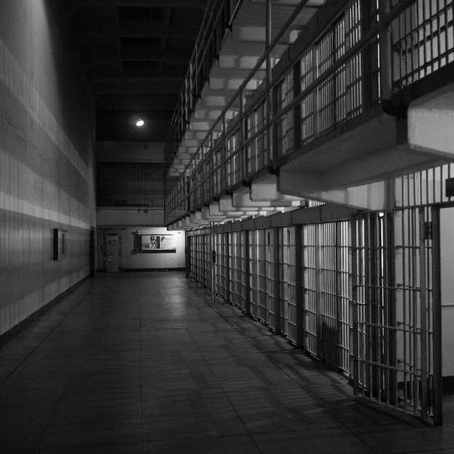 Prison corridor
