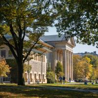 		Fall view of Goldwin Smith Hall
	