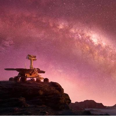 robot on Mars