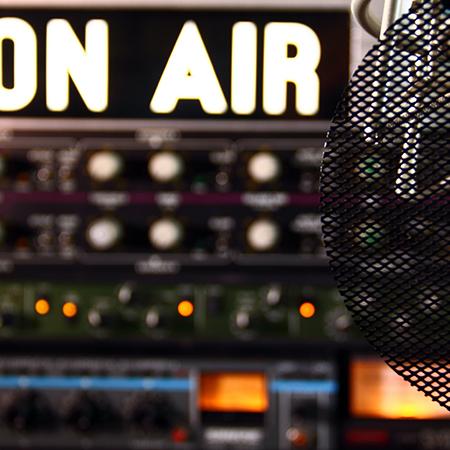 On Air sign near microphone