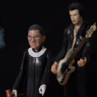 Thought-action figures of Ruth Bader-Ginsburg and Sid Vicious