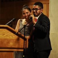 Hosts Estefani Maria Romano ’19 and Irving Torres-Lopez ‘18