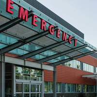  Hospital emergency entrance