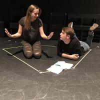  Actors in the production of Constellations. 