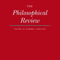  Front cover of the Philosophical Review