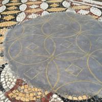 Close up of tile mosaic