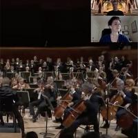Zoom call with orchestra