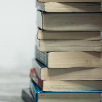 A stack of books
