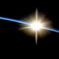 The sunrise from space