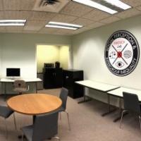  The Krosch Lab space in Uris Hall, where research assistants can hang out and do work!