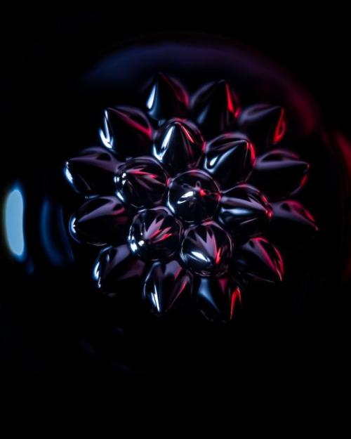 		Shiny spikes organized into a sphere
	