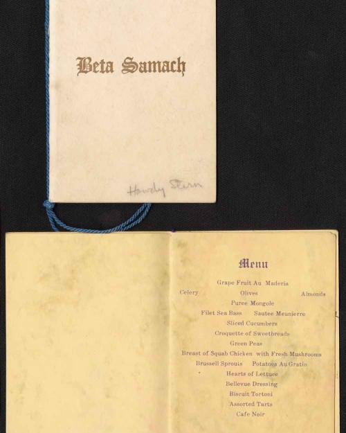 		image showing menu for a dinner
	