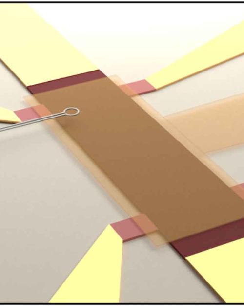 		long plank with smaller arms coming off it and a long rod of metal with a loop at the end suspended over it
	