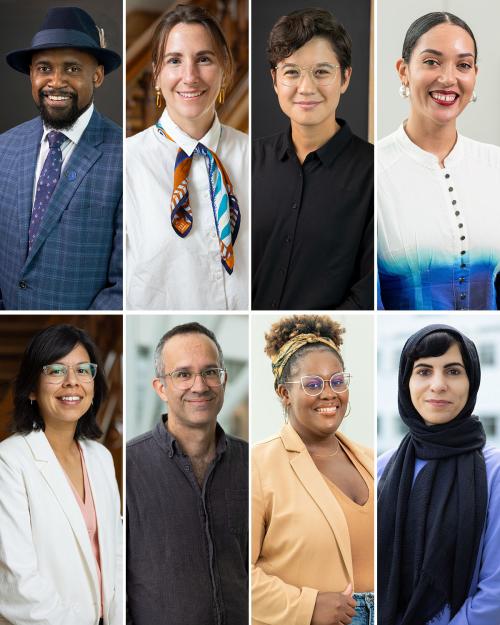 Collage of 2023 new faculty members