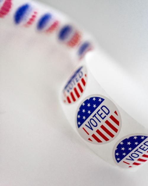"I voted" stickers