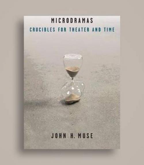 Cover of &quot;Microdramas&quot; with hourglass image