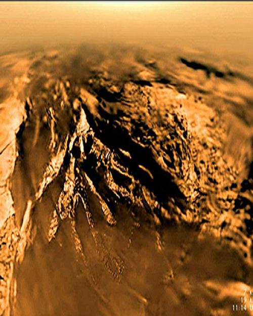  Image of Titan&#039;s surface