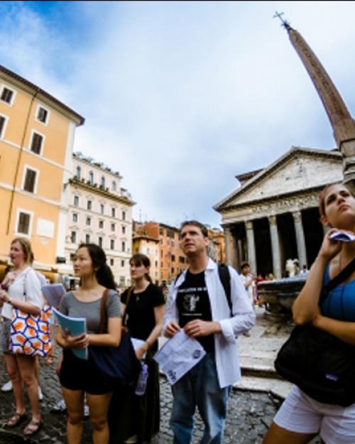 		students visiting the vatican
	