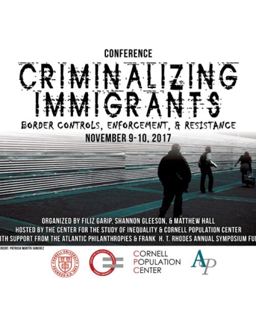 		Poster for Criminalizing Immigrants conference
	