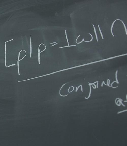  Writing on a chalkboard