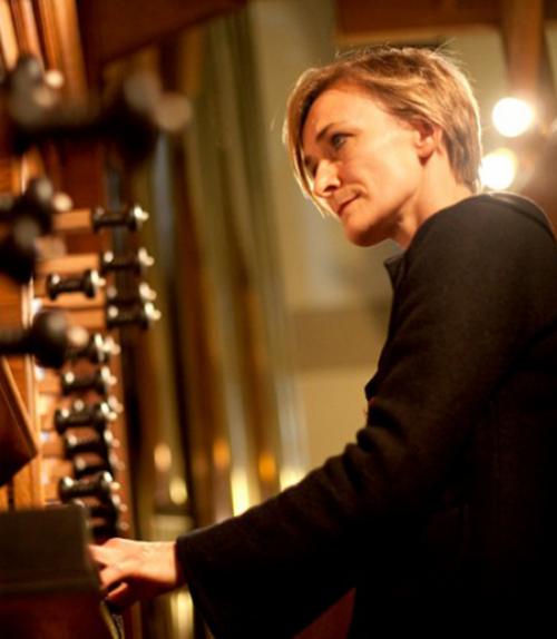 Annette Richards at the organ