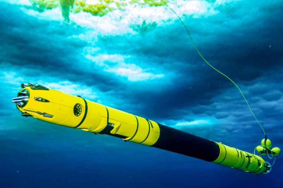 an underwater robot