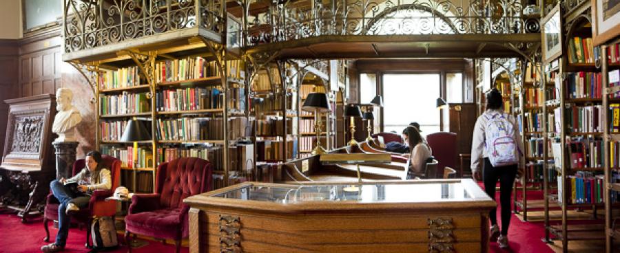  Panoramic view of the A.D. White Library