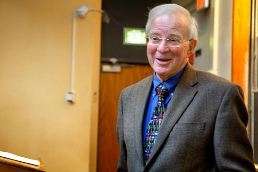 Person in jacket and tie