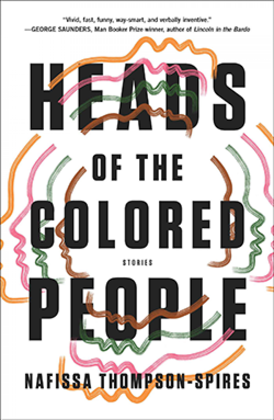  Book Cover with colorful head silhouettes