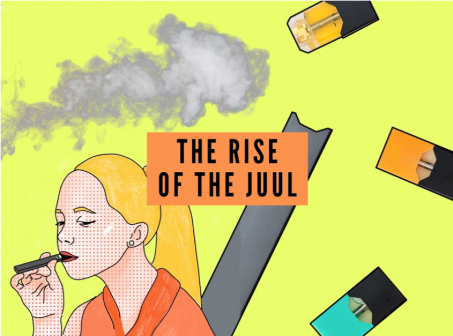Podcast cover art on episode on juuling