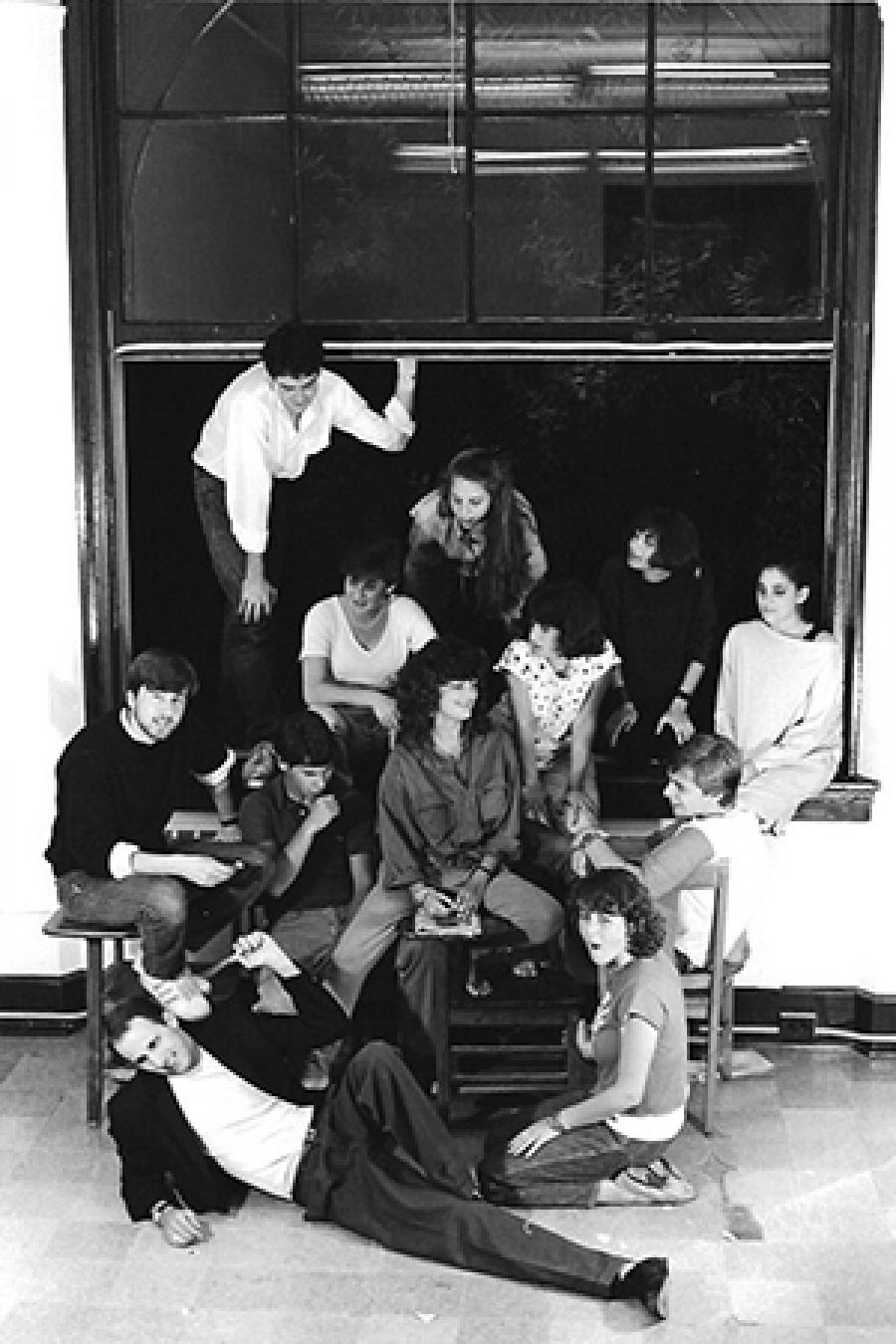  The Whistling Shrimp improv troupe in 1984