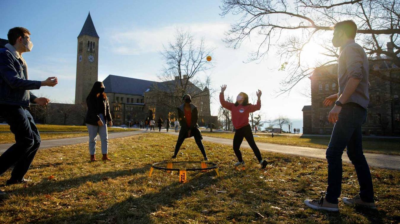 Students enjoy in-person activities around the Arts Quad during March Wellness Days
