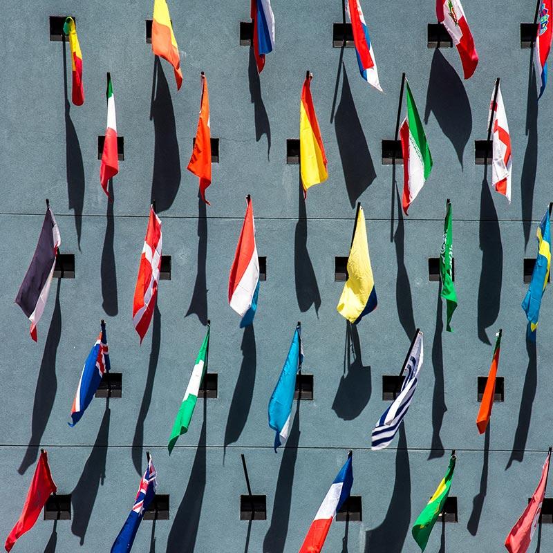 Flags of various countries