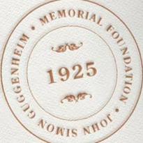 		Circular logo that says John Simon Guggenheim Memorial Foundation around the outside and 1925 on the inside
	