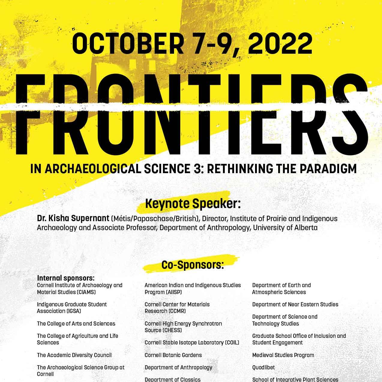 frontiers conference poster