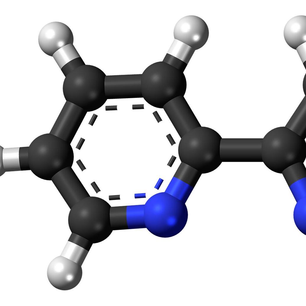 Hexaganol shapes with knobs sticking out of them to illustrate chelators