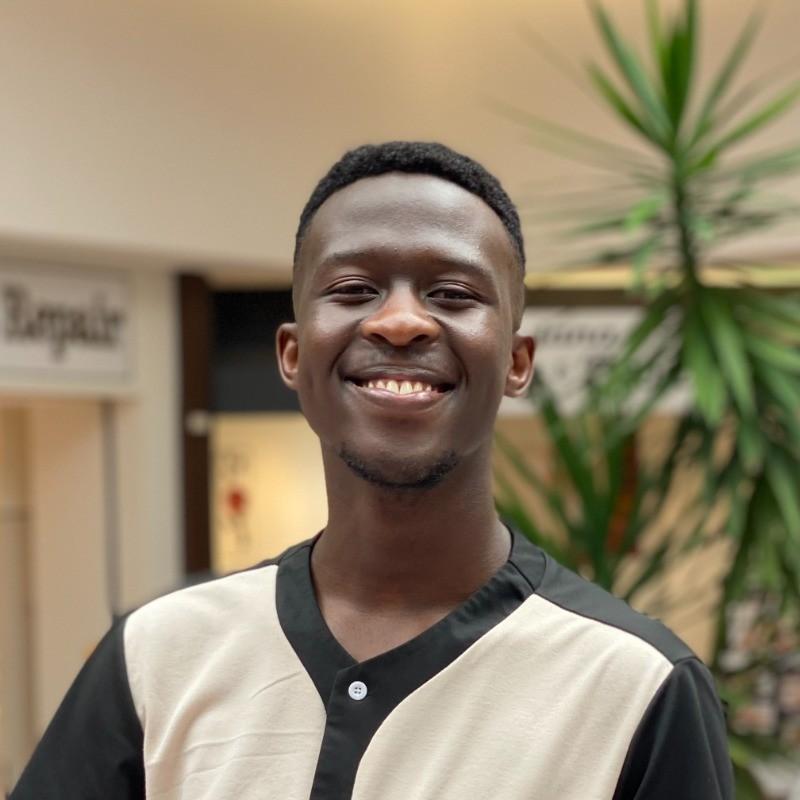 person smiling