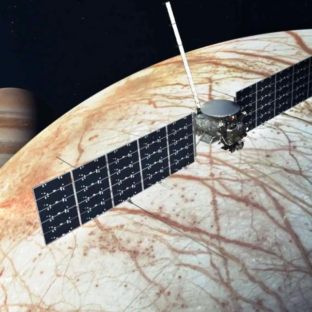 		An artist's concept of NASA's Europa Clipper spacecraft.
	