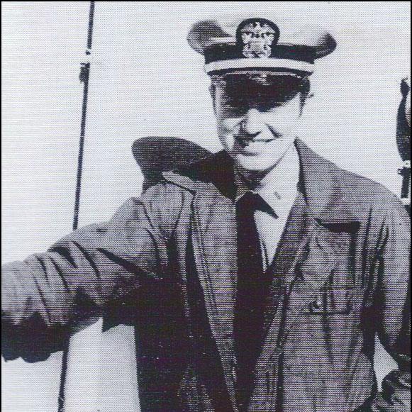 		Black and white historic photo of Don Stanton '72, wearing a Navy uniform
	